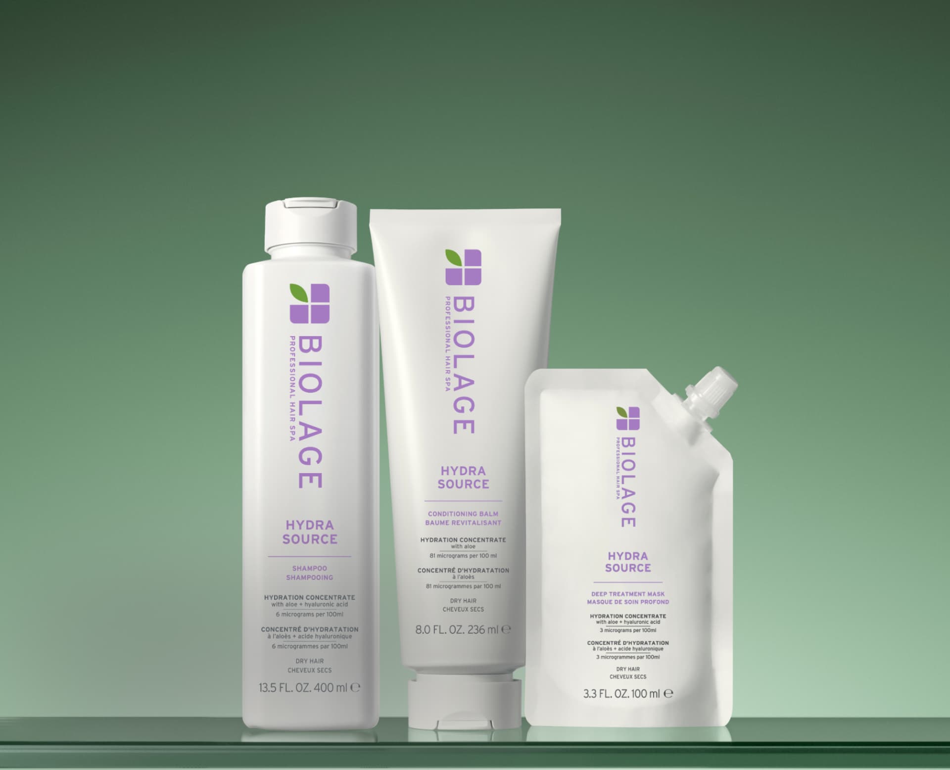 Hydra Source – Увлажнение для сухих волос | Biolage фото 1 Hydra Source – Увлажнение для сухих волос | Biolage фото 1